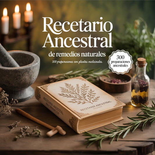 RECETARIO ANCESTRAL + 10 LIBROS DE REGALO