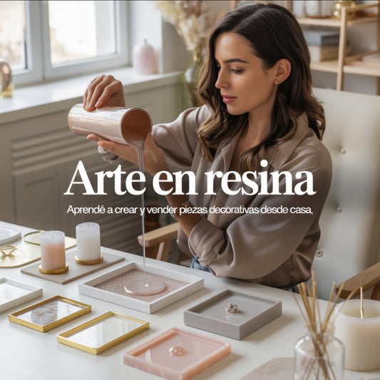 ARTE EN RESINA + 6 BONOS DE REGALO